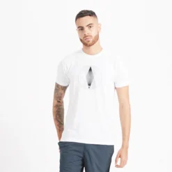 Vibration Tee | White -Deals Haute Drape Store V943WHT 3 update