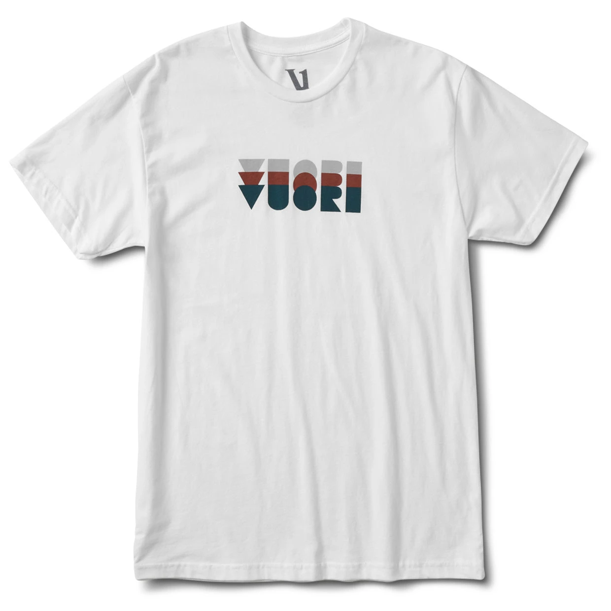 Layered Vuori Tee | White 1 Layered Vuori Tee | White
