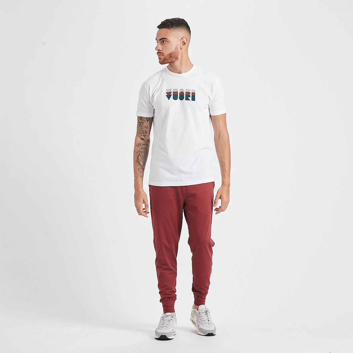 Layered Vuori Tee | White 3 Layered Vuori Tee | White - Image 3