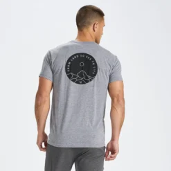 Land To Sea Tee | Heather Grey -Deals Haute Drape Store V952HTG 2