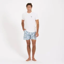 Land To Sea Tee | White -Deals Haute Drape Store V952WHT 3