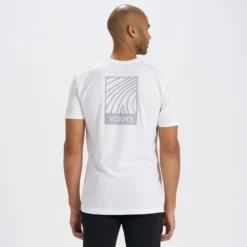 Lines Tee | White 7 Lines Tee | White -Deals Haute Drape Store V956WHT 2