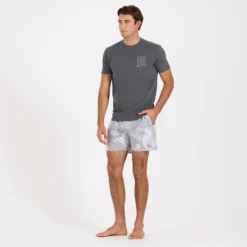 Mantra Tee | Charcoal -Deals Haute Drape Store V960CCL 3