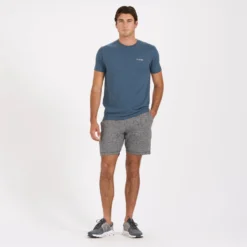 Mind Body Land Sea Tee | Indigo Heather -Deals Haute Drape Store V962HTI 3