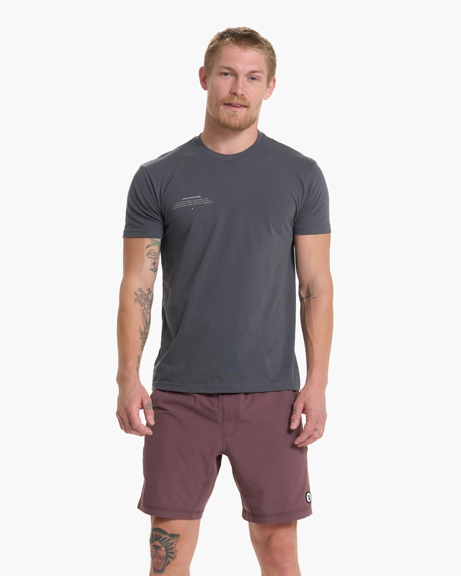 Pursuit Tee | Charcoal 2 Pursuit Tee | Charcoal - Image 2