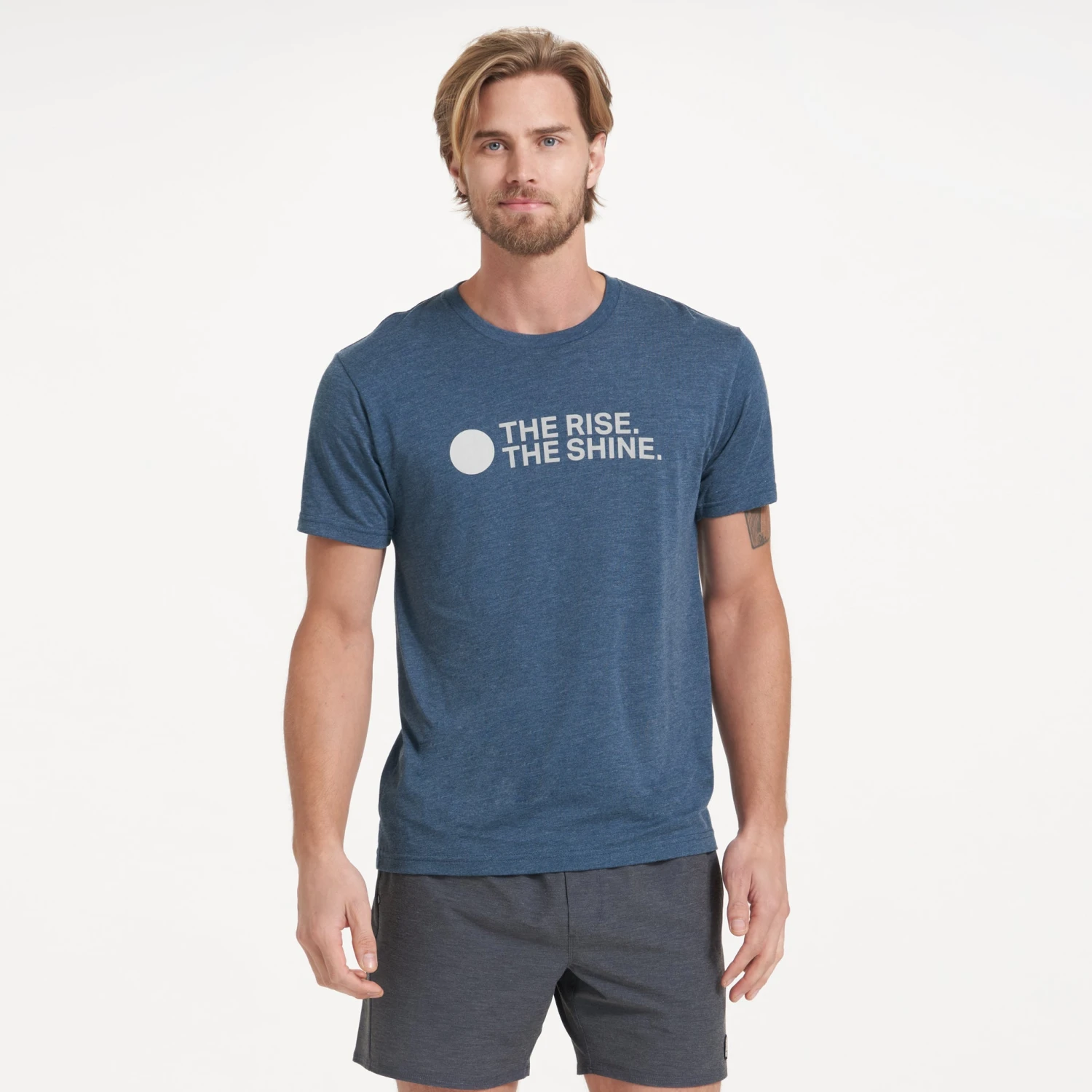 TRTS Tonal Tee | Indigo Heather 2 TRTS Tonal Tee | Indigo Heather - Image 2
