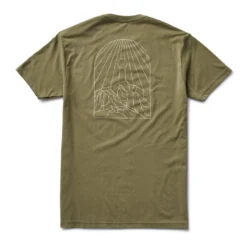 Mountain Peak Tee | Army -Deals Haute Drape Store V979ARM